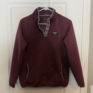 L.L. Bean Women’s Maroon Crewneck Sweater